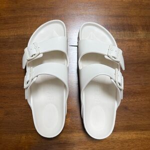 Birkenstock White Sandals